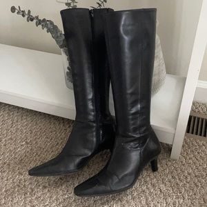Ann Taylor LOFT Black Tall Boots Size 7.5